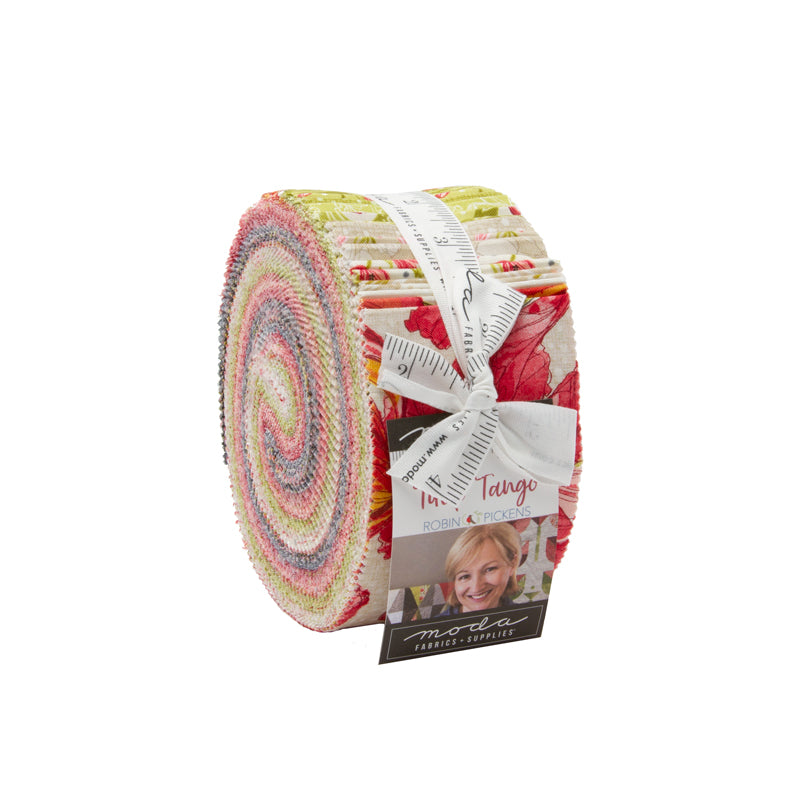 Tulip Tango - Robin Pickens - Moda - 40 Bandes - Jelly Roll - 48710JR