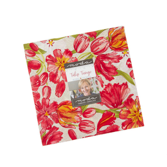 Tulip Tango - Robin Pickens - Moda - 42 Pieces - Layer Cake - 48710LC