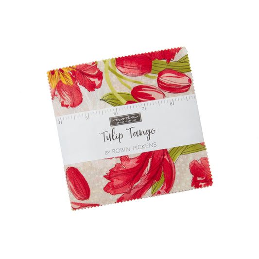 Tulip Tango - Robin Pickens - Moda - 42 Pieces - Charm Pack - 48710PP