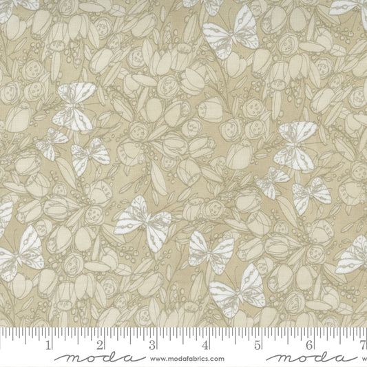 1/2 Yard - Tulip Tango - Washed Linen - Robin Pickens - Moda - Fabric Yardage - 48712 12