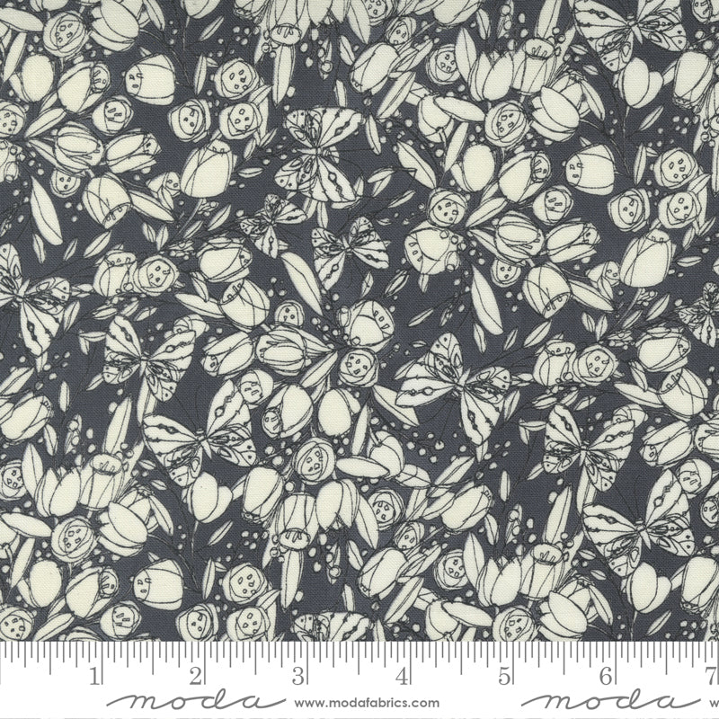 1/2 Yard - Tulip Tango - Shadow - Robin Pickens - Moda - Fabric Yardage - 48712 14
