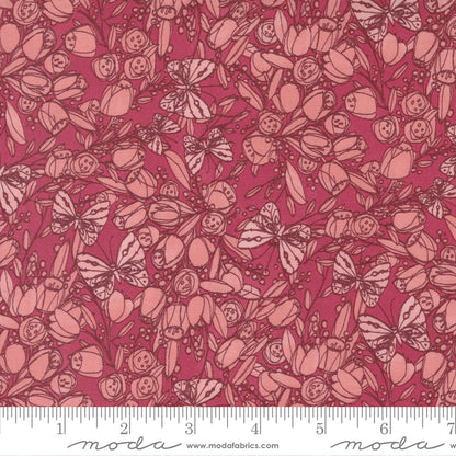 1/2 Yard - Tulip Tango - Tulip - Robin Pickens - Moda - Fabric Yardage - 48712 18
