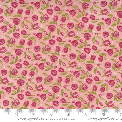 1/2 Yard - Tulip Tango - Princess - Robin Pickens - Moda - Fabric Yardage - 48713 17