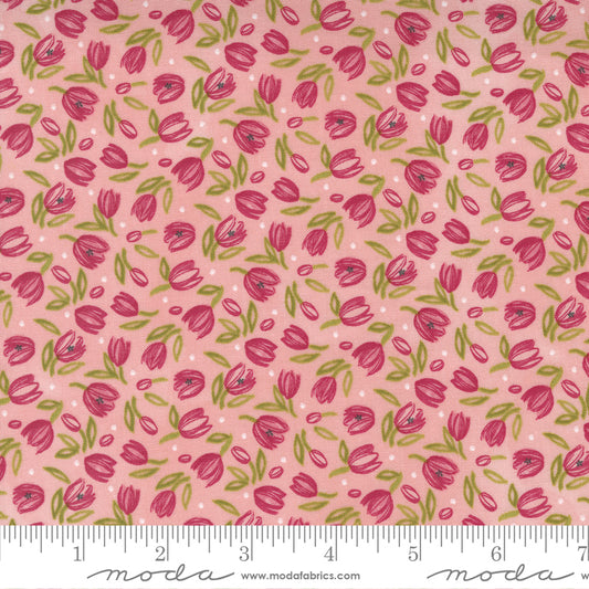 1/2 Yard - Tulip Tango - Princess - Robin Pickens - Moda - Fabric Yardage - 48713 17