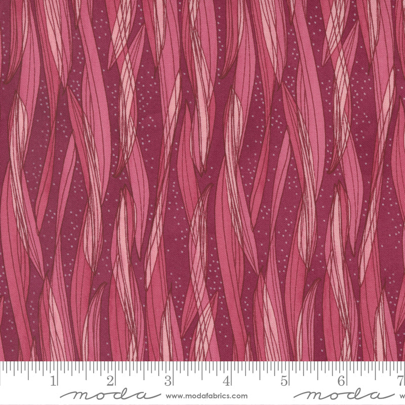 1/2 Yard - Tulip Tango - Cranberry - Robin Pickens - Moda - Fabric Yardage - 48714 19