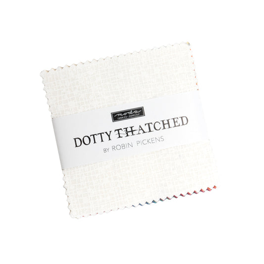Dotty Thatched - Robin Pickens - Moda - 42 Pieces - Mini Charm Pack - 48715MC