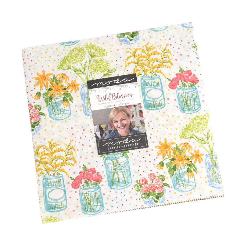 Wild Blossoms - Robin Pickens - Moda - 42 Pieces - Layer Cake - 48730LC