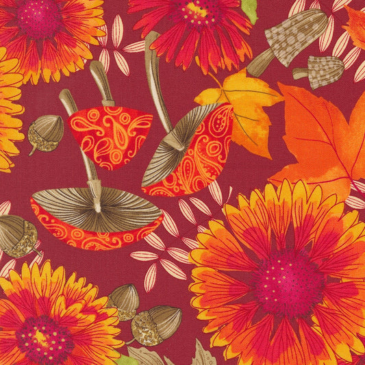 Forest Frolic Cinnamon fabric by Robin Pickens for Moda - 48740 16