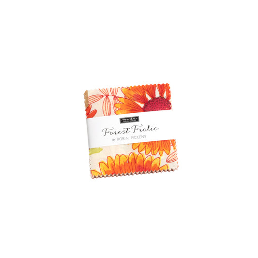 Forest Frolic - Robin Pickens - Moda - 42 Pieces - Mini Charm Pack - 48740MC