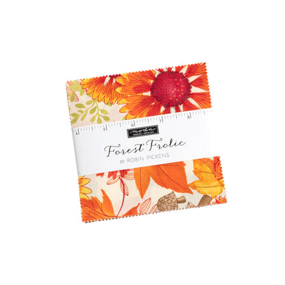Forest Frolic - Robin Pickens - Moda - 42 Pieces - Charm Pack - 48740PP