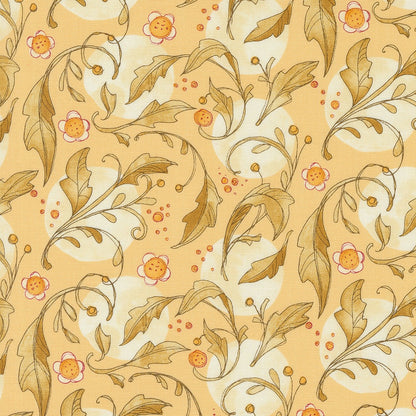 Forest Frolic Butterscotch fabric by Robin Pickens for Moda - 48741 13