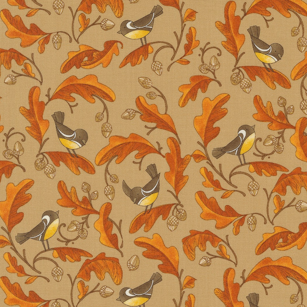 Forest Frolic Caramel fabric by Robin Pickens for Moda - 48742 14