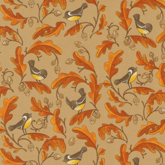 Forest Frolic Caramel fabric by Robin Pickens for Moda - 48742 14