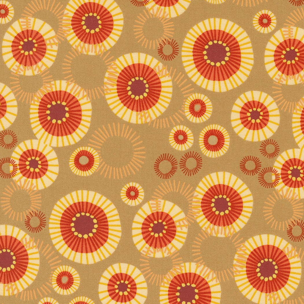 Forest Frolic Caramel fabric by Robin Pickens for Moda - 48743 14