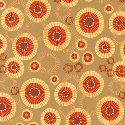 Forest Frolic Caramel fabric by Robin Pickens for Moda - 48743 14