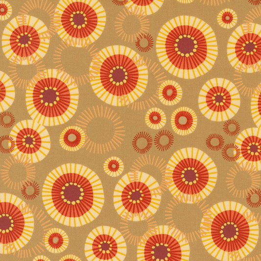 Forest Frolic Caramel fabric by Robin Pickens for Moda - 48743 14