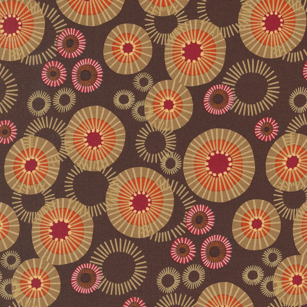 Forest Frolic Chocolate fabric by Robin Pickens for Moda - 48743 15