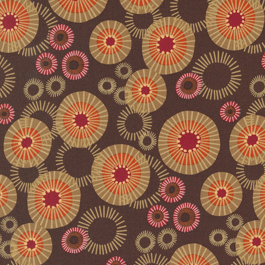 Forest Frolic Chocolate fabric by Robin Pickens for Moda - 48743 15
