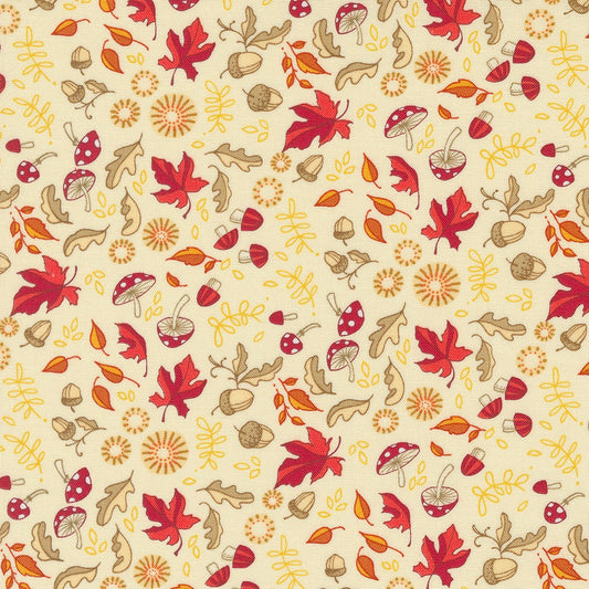 Forest Frolic Cream fabric by Robin Pickens for Moda - 48744 12