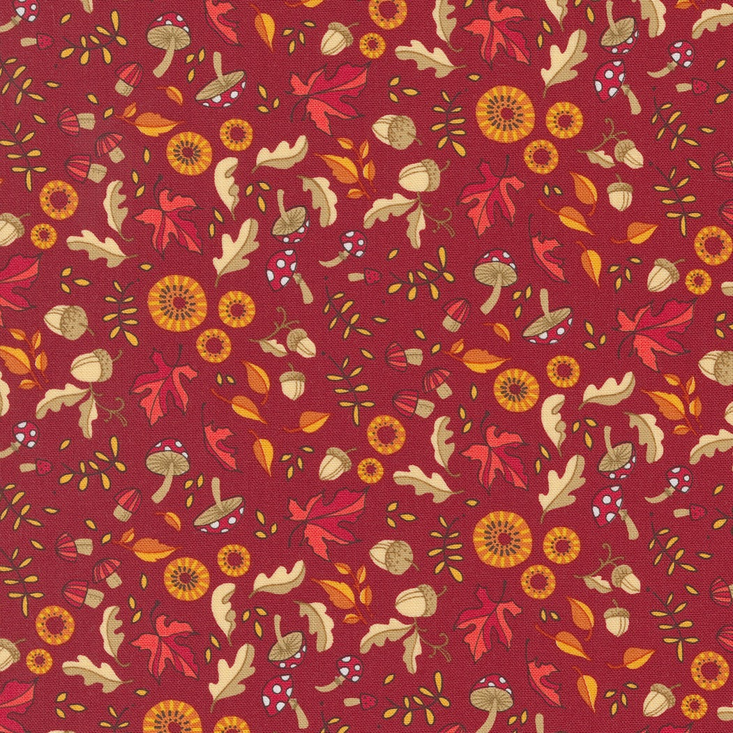 Forest Frolic Cinnamon fabric by Robin Pickens for Moda - 48744 16