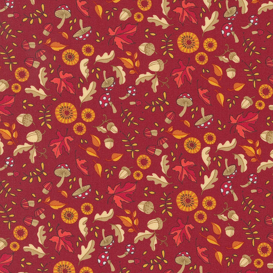 Forest Frolic Cinnamon fabric by Robin Pickens for Moda - 48744 16