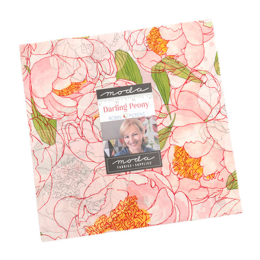 Darling Peony - Robin Pickens - Moda - 42 Pieces - Charm Pack - 48790PP