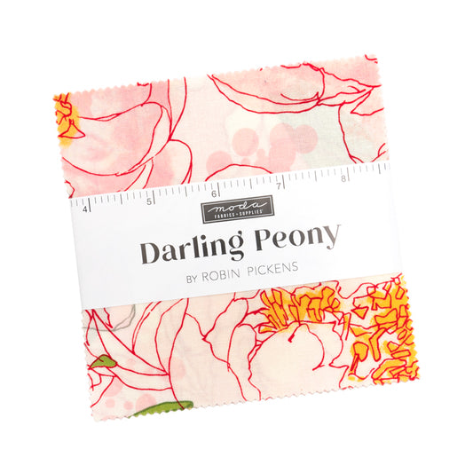 Darling Peony - Robin Pickens - Moda - 42 Pieces - Charm Pack - 48790PP