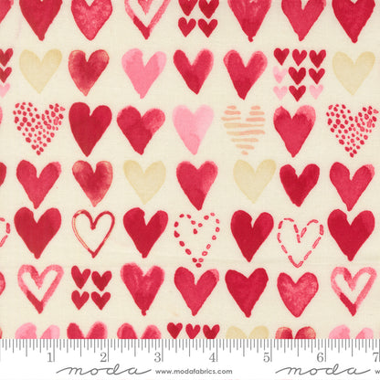 1/2 Yard - Darling Peony - Cream - Robin Pickens - Moda - Fabric Yardage - 48793 11