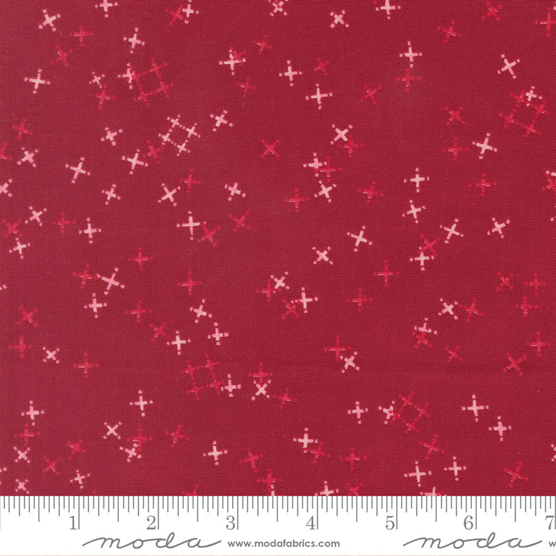0,5 verge - Darling Peony - Cranberry - Robin Pickens - Moda - Tissu au mètre - 48794 16