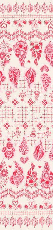 1/2 Yard - Darling Peony - Cream - Robin Pickens - Moda - Fabric Yardage - 48795 11