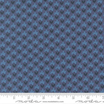1/2 Yard - Scenery - Meadow - Denim - Elizabeth Hartman - Fabric Yardage - 51271 15