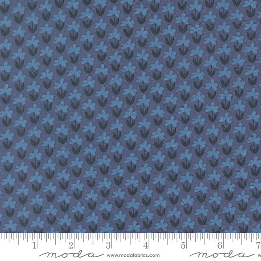 1/2 Yard - Scenery - Meadow - Denim - Elizabeth Hartman - Fabric Yardage - 51271 15
