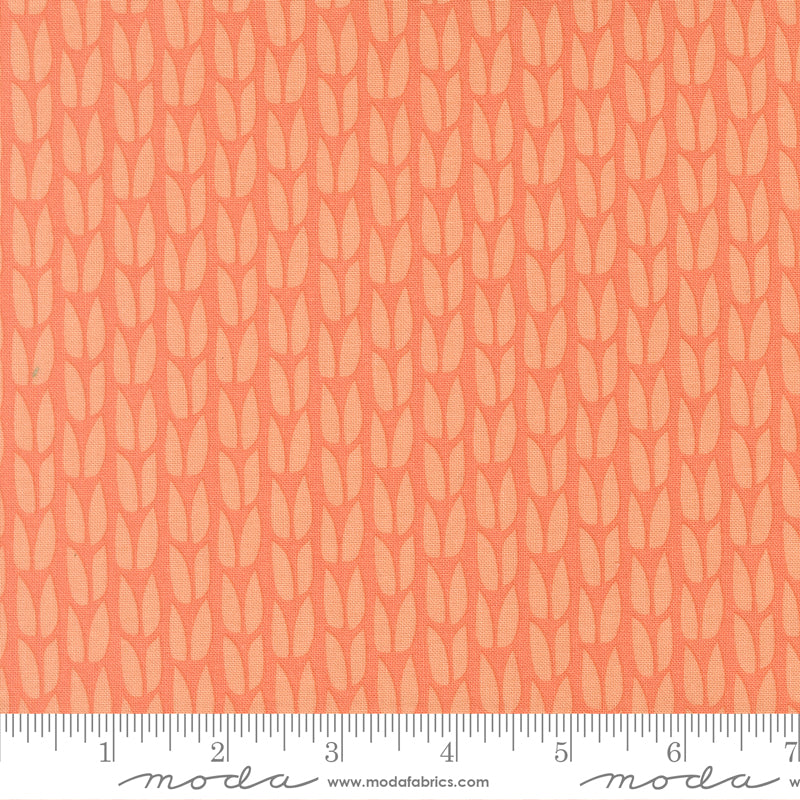 1/2 Yard - Scenery - Sprout - Coral - Elizabeth Hartman - Fabric Yardage - 51272 19