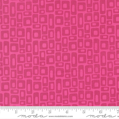 1/2 Yard - Scenery - Marshmallow - Fuchsia - Elizabeth Hartman - Fabric Yardage - 51273 20