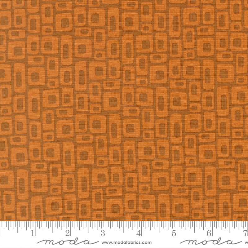 1/2 Yard - Scenery - Marshmallow - Rusty - Elizabeth Hartman - Fabric Yardage - 51273 22