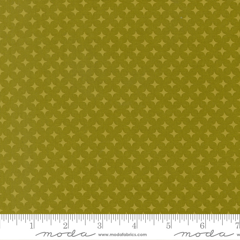 1/2 Yard - Scenery - Diamonds - Kelp - Elizabeth Hartman - Fabric Yardage - 51275 14