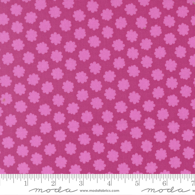 1/2 Yard - Scenery - Puffball - Passion Fruit - Elizabeth Hartman - Fabric Yardage - 51276 20