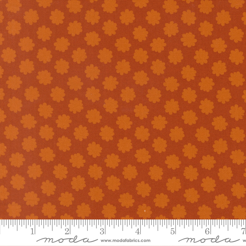1/2 Yard - Scenery - Puffball - Spice - Elizabeth Hartman - Fabric Yardage - 51276 22