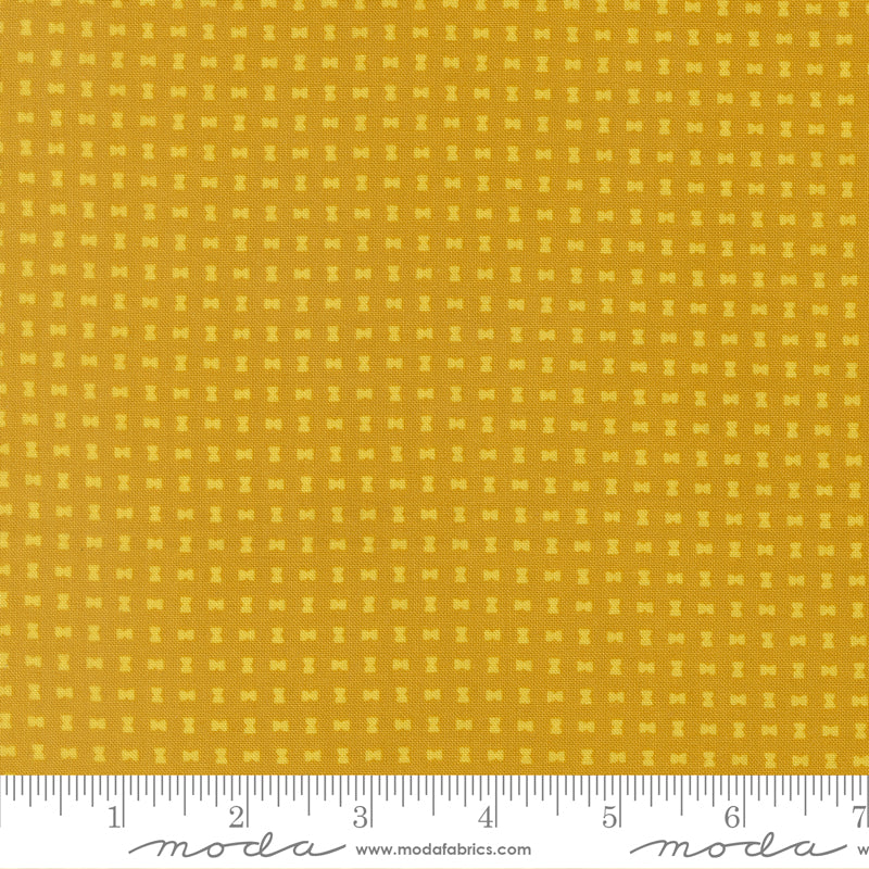 1/2 Yard - Scenery - Spools - Golden - Elizabeth Hartman - Fabric Yardage - 51277 12