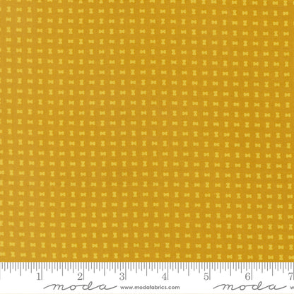 1/2 Yard - Scenery - Spools - Golden - Elizabeth Hartman - Fabric Yardage - 51277 12
