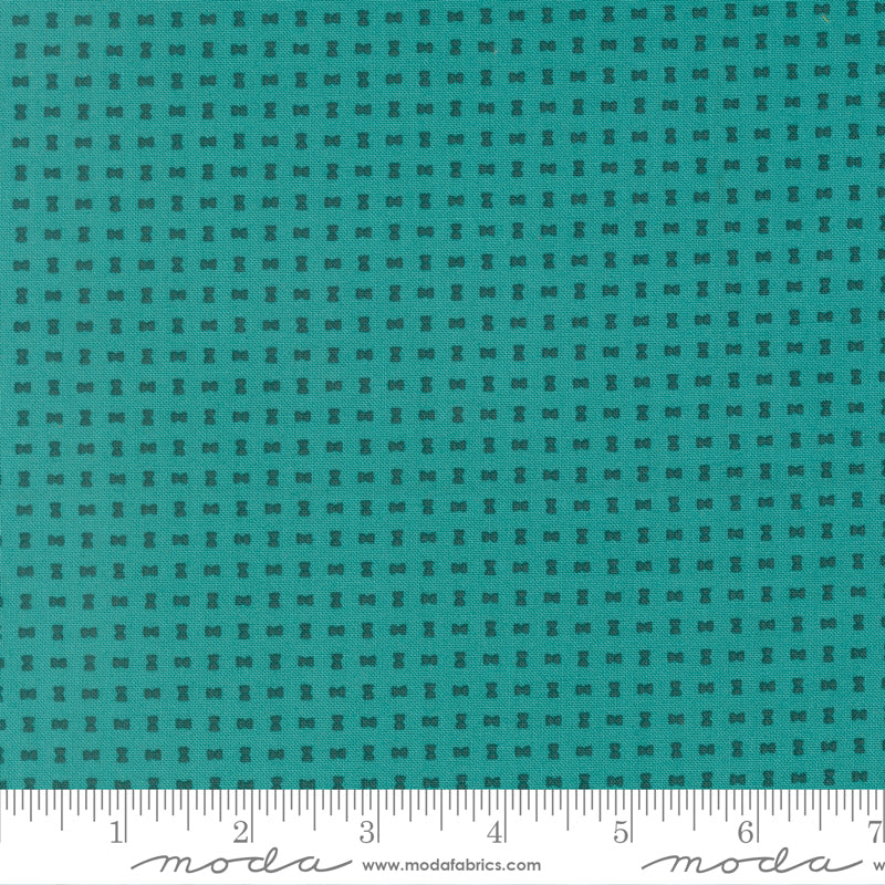 1/2 Yard - Scenery - Spools - Turquoise - Elizabeth Hartman - Fabric Yardage - 51277 16