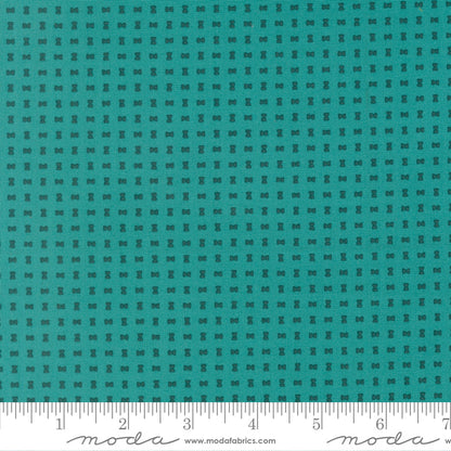 1/2 Yard - Scenery - Spools - Turquoise - Elizabeth Hartman - Fabric Yardage - 51277 16