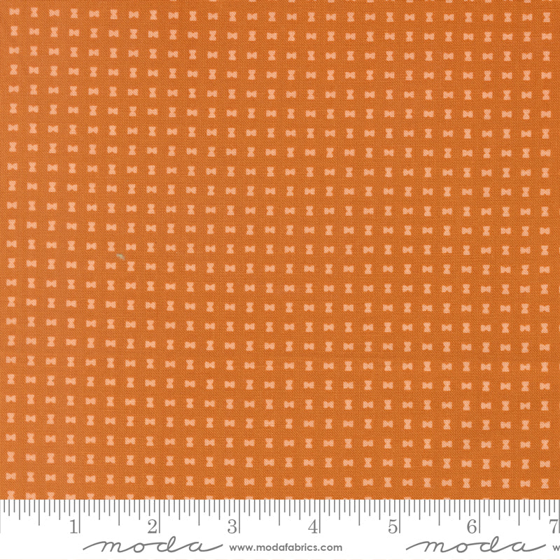 1/2 Yard - Scenery - Spools - Pumpkin - Elizabeth Hartman - Fabric Yardage - 51277 22