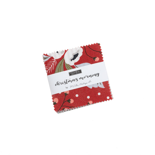 Christmas Morning - Lella Boutique - Moda - 42 Pieces - Mini Charm Pack - 5140MC