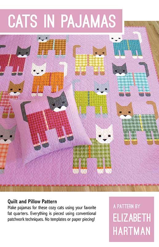 Cats in Pajamas Quilt Pattern - Elizabeth Hartman - EH 074