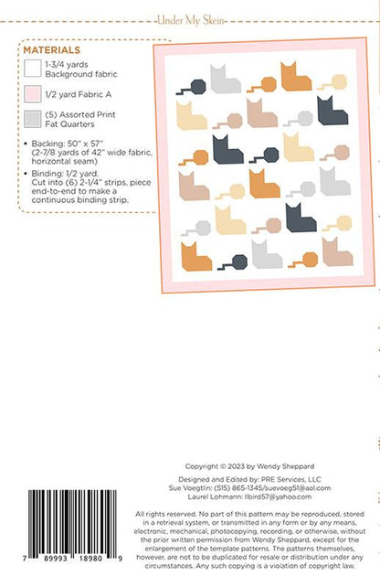 Under My Skein Quilt Pattern - Wendy Sheppard - Moda - WS 75