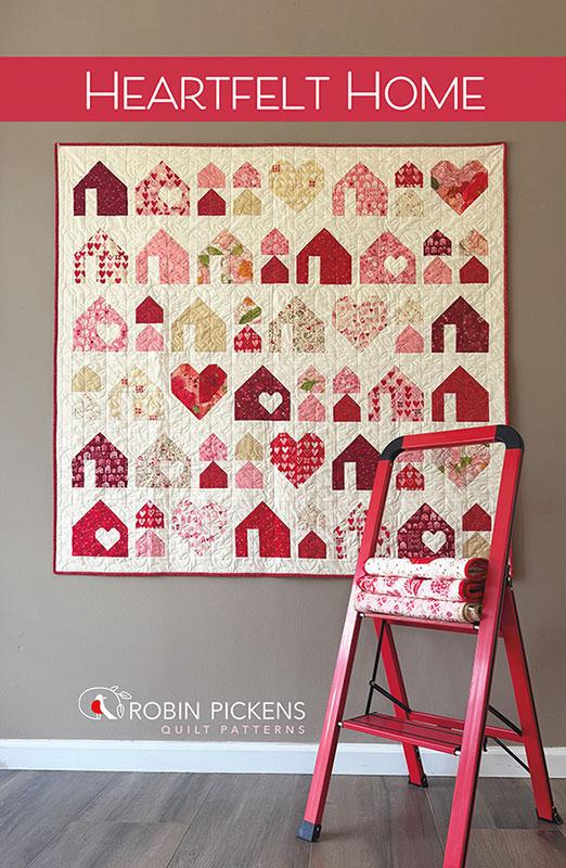 Heartfelt Home Quilt Pattern - Darling Peony - Robin Pickens - Moda - RPQP HFH170