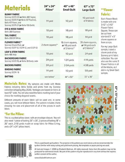 Cottontails Quilt Pattern - Elizabeth Hartman - EH 086