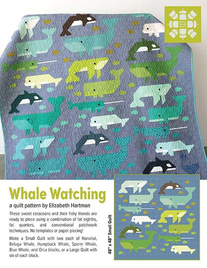 Whale Watching Quilt Pattern - Elizabeth Hartman - EH 087