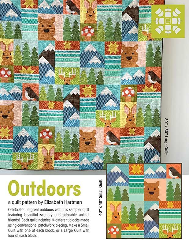 Outdoors Quilt Pattern - Elizabeth Hartman - EH 088